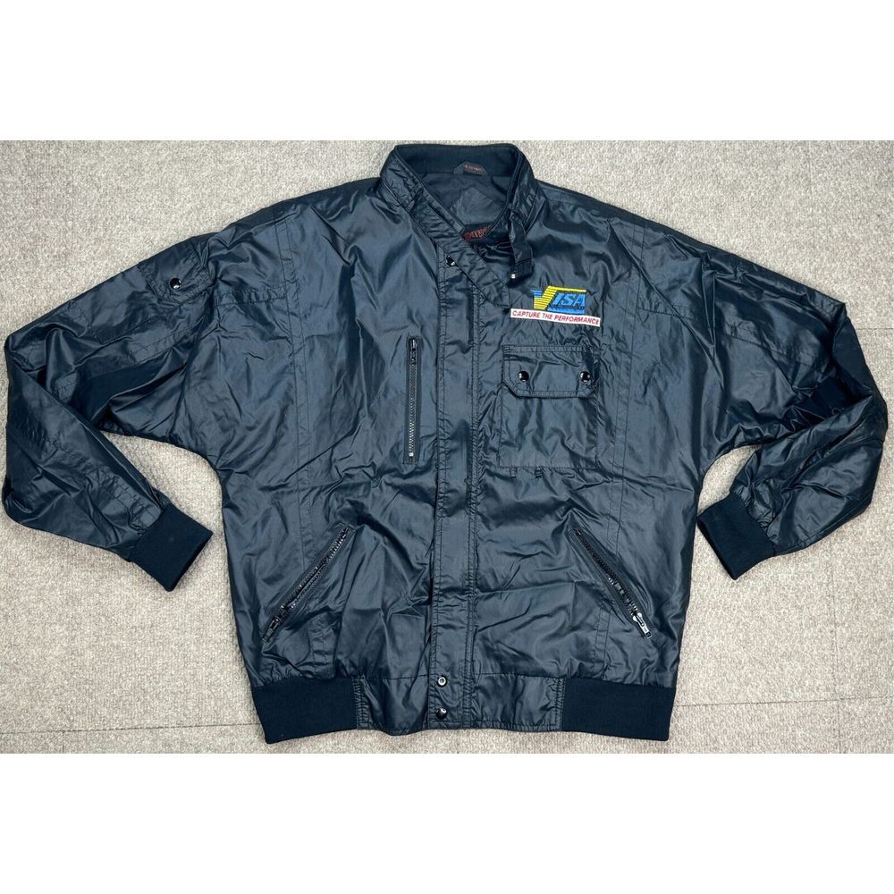 Upstream Racing‎ Division Vintage Visa Capture The Performance Jacket Size Large